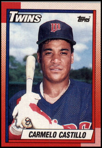 1990 Topps #427 Carmen Castillo VG Minnesota Twins 