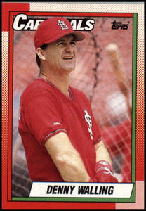 1990 Topps #462 Denny Walling VG St. Louis Cardinals 