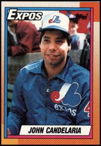 1990 Topps #485 John Candelaria VG Montreal Expos 