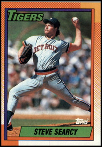 1990 Topps #487 Steve Searcy VG Detroit Tigers 