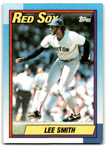1990 Topps #495 Lee Smith VG Boston Red Sox 