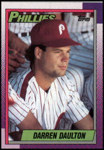 1990 Topps #542 Darren Daulton VG Philadelphia Phillies 