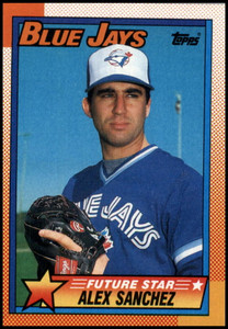 1990 Topps #563 Alex Sanchez VG Toronto Blue Jays 