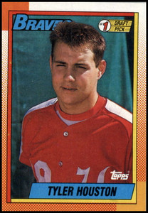 1990 Topps #564 Tyler Houston FDP VG RC Rookie Atlanta Braves 