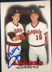 Wally Joyner Autographed 1988 Topps Tiffany #381