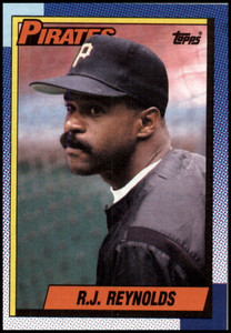 1990 Topps #592 R.J. Reynolds VG Pittsburgh Pirates 