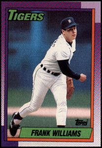 1990 Topps #599 Frank Williams VG Detroit Tigers 