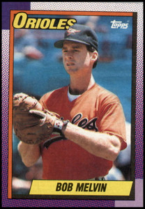 1990 Topps #626 Bob Melvin VG Baltimore Orioles 