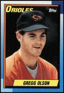 1990 Topps #655 Gregg Olson VG Baltimore Orioles 