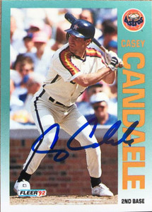 Casey Candaele Autographed 1992 Fleer #428