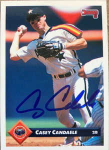 Casey Candaele Autographed 1993 Donruss #536