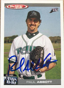 Paul Abbott Autographed 2004 Topps Total #669