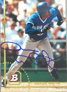 Devon White Autographed 1994 Bowman #497