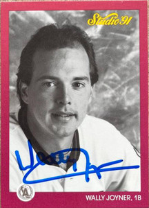 Wally Joyner Autographed 1991 Studio #26