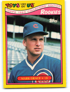 SOLD 119539 1989 Topps Toys R Us Rookies #12 Mark Grace NM-MT  Chicago Cubs 