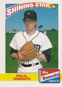 1989 Topps Bazooka #11 Paul Gibson NM-MT Detroit Tigers 