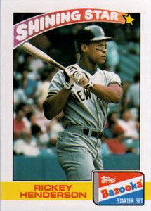1989 Topps Bazooka #14 Rickey Henderson NM-MT New York Yankees 