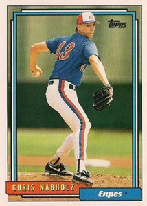 1992 Topps #32 Chris Nabholz VG Montreal Expos 