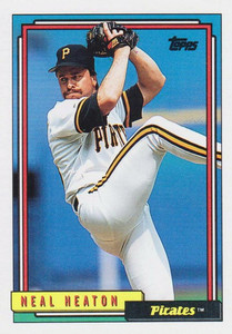 1992 Topps #89 Neal Heaton VG Pittsburgh Pirates 