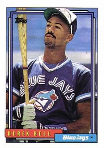 1992 Topps #121 Derek Bell VG Toronto Blue Jays 