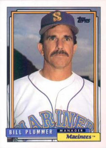 1992 Topps #171 Bill Plummer MG VG Seattle Mariners 