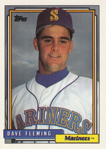 1992 Topps #192 Dave Fleming VG Seattle Mariners 