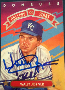 Wally Joyner Autographed 1992 Triple Play Gallery #GS-2