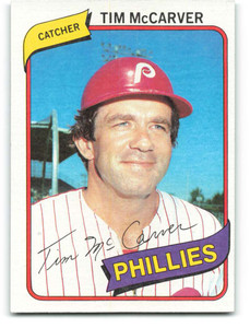 1980 Topps #178 Tim McCarver VG Philadelphia Phillies 