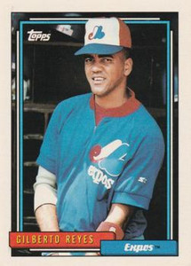 1992 Topps #286 Gilberto Reyes VG Montreal Expos 