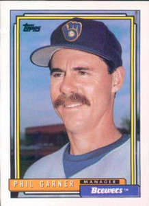1992 Topps #291 Phil Garner MG VG Milwaukee Brewers 