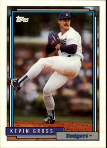 1992 Topps #334 Kevin Gross VG Los Angeles Dodgers 