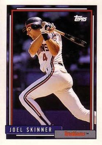1992 Topps #378 Joel Skinner VG Cleveland Indians 