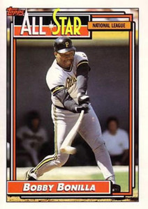 1992 Topps #392 Bobby Bonilla AS VG Pittsburgh Pirates 
