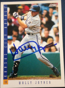 Wally Joyner Autographed 1993 Score #43
