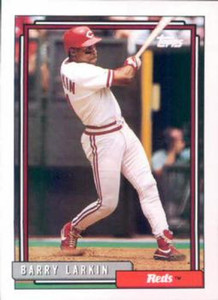 1992 Topps #465 Barry Larkin VG Cincinnati Reds 