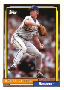 1992 Topps Stadium Club #666 GREG VAUGHN Milwaukee Brewers