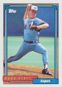 1992 Topps #526 Doug Piatt VG Montreal Expos 