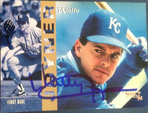 Wally Joyner Autographed 1994 Score Select #35