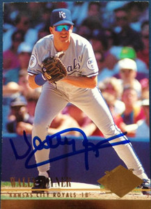 Wally Joyner Autographed 1994 Fleer Ultra #366