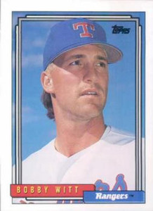 1992 Topps #675 Bobby Witt VG Texas Rangers 