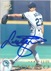Luis Aquino Autographed 1995 Pacific #165