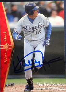 SOLD 4472 Wally Joyner Autographed 1995 SP #159