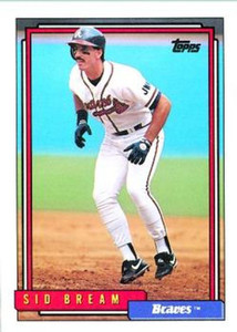 1992 Topps #770 Sid Bream VG Atlanta Braves 