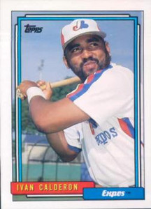 1992 Topps #775 Ivan Calderon VG Montreal Expos 