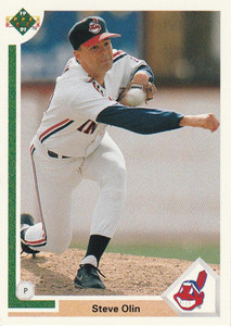 1991 Upper Deck #118 Steve Olin VG Cleveland Indians 