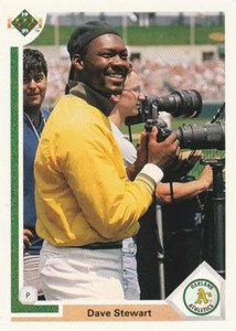 1991 Upper Deck #127 Dave Stewart VG Oakland Athletics 