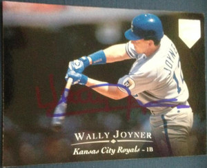 Wally Joyner Autographed 1995 Upper Deck Electric Diamond #181