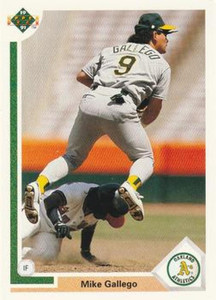 1991 Upper Deck #151 Mike Gallego VG Oakland Athletics 
