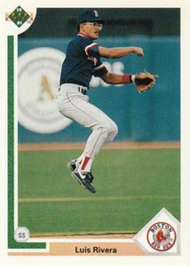 1991 Upper Deck #182 Luis Rivera VG Boston Red Sox 