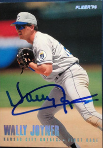 Wally Joyner Autographed 1996 Fleer Tiffany #132